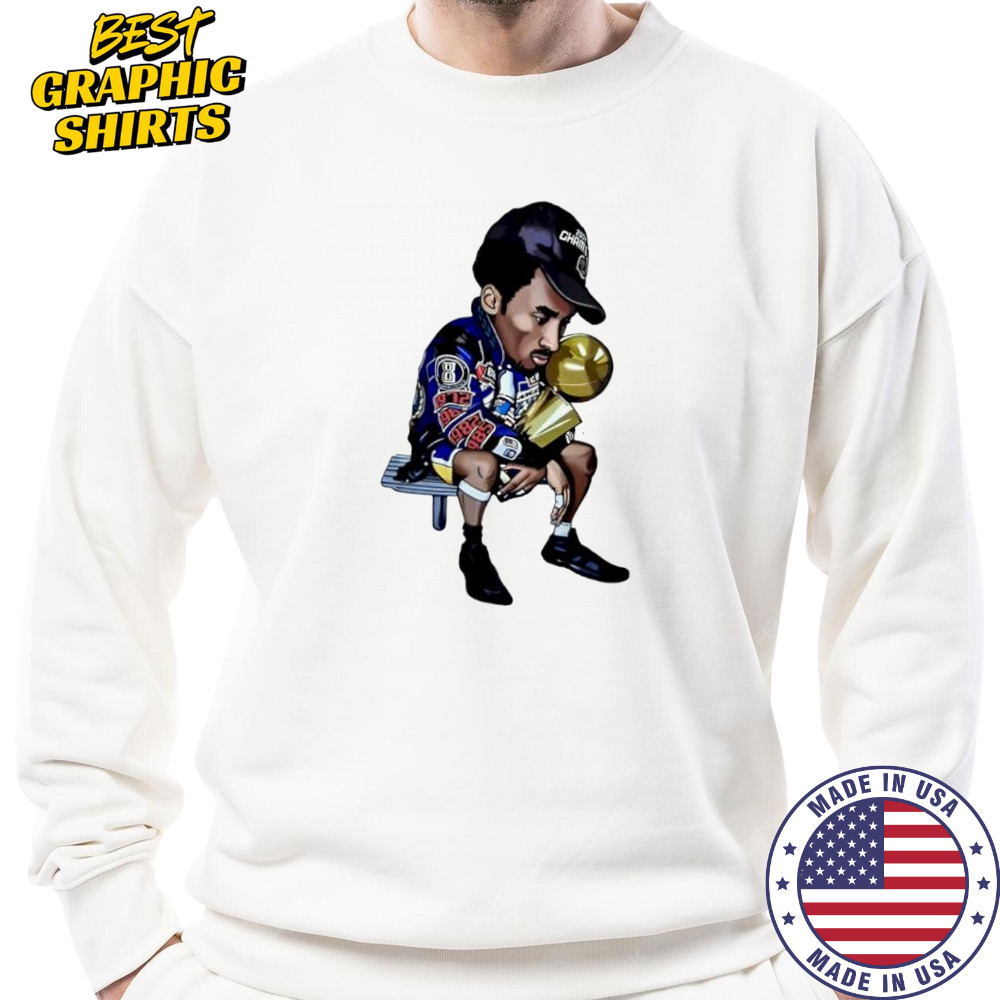 Kobe Bryant Art Los Angeles Lakers jersey cartoon shirt Sweatshirt
