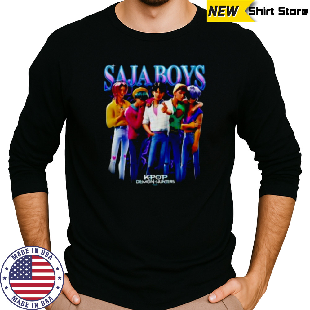 KPop Demon Hunters Saja Boys shirt Long Sleeved
