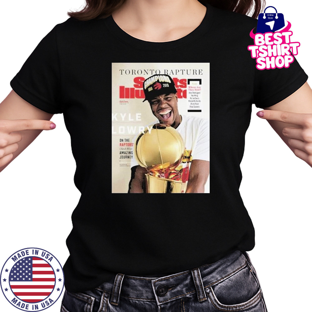 Kyle lowry toronto raptors NBA sports illustrated cover shirt Women's T-shirt