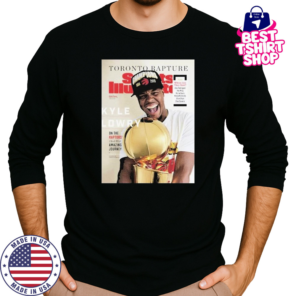 Kyle lowry toronto raptors NBA sports illustrated cover shirt Long Sleeved