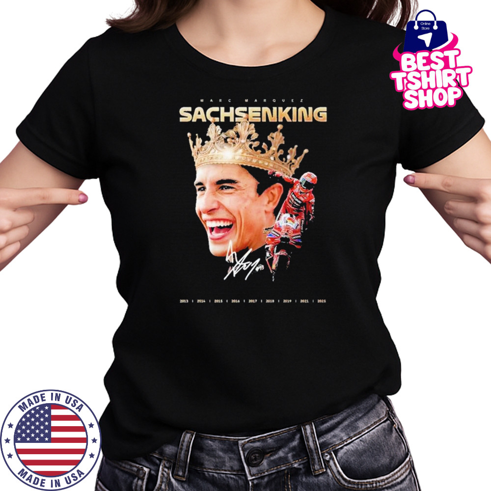 Marc Márquez Sachsenking 9th MotoGP Win signature shirt Women's T-shirt