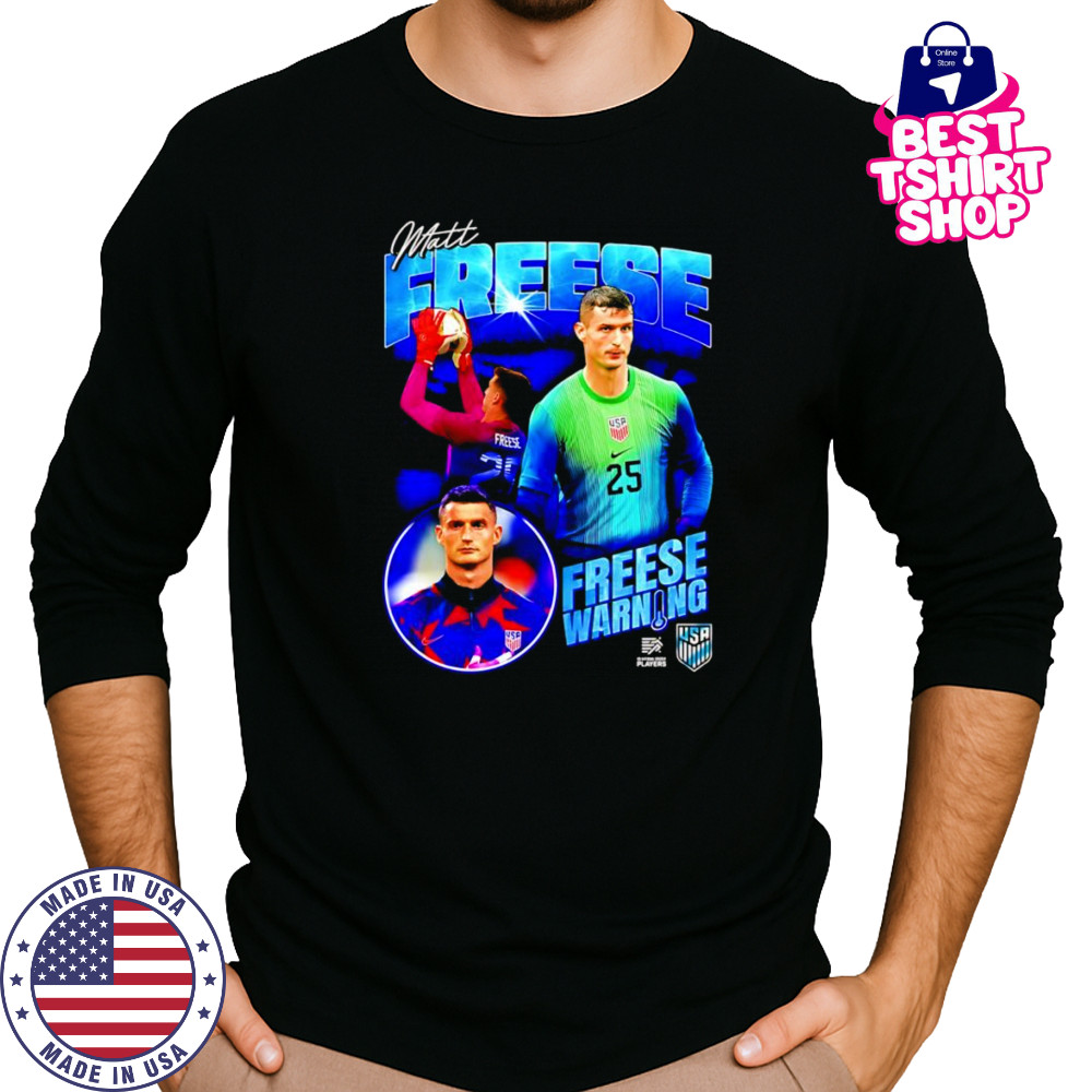 Matt Freese Warning graphic shirt Long Sleeved