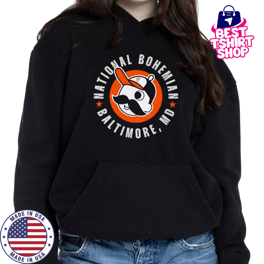 National Bohemian Baltimore logo shirt Hoodie