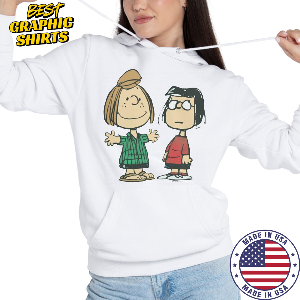 Peanuts Peppermint Patty And Marcie Character T-Shirt Hoodie