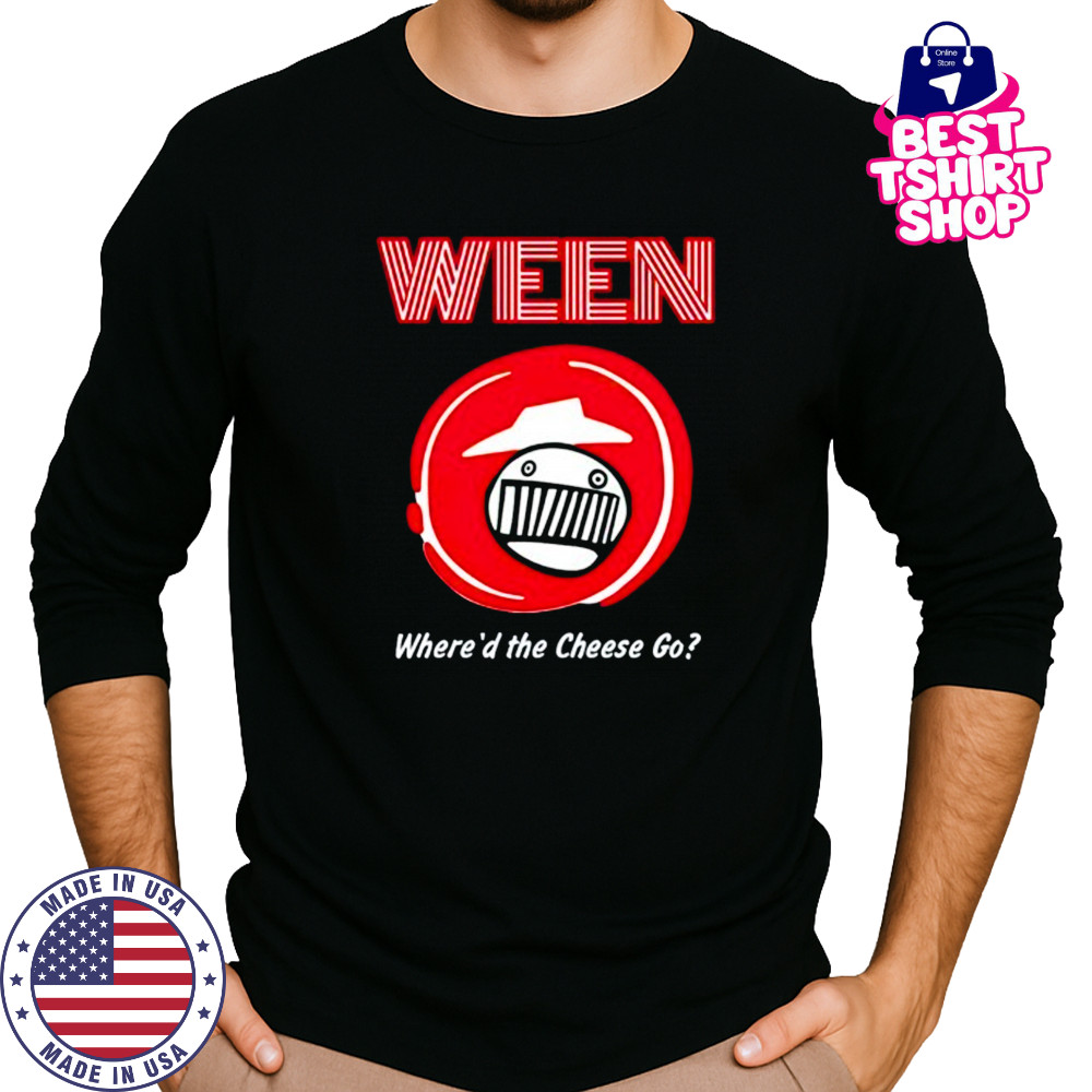 Pizza hut ween where’d the cheese go shirt Long Sleeved