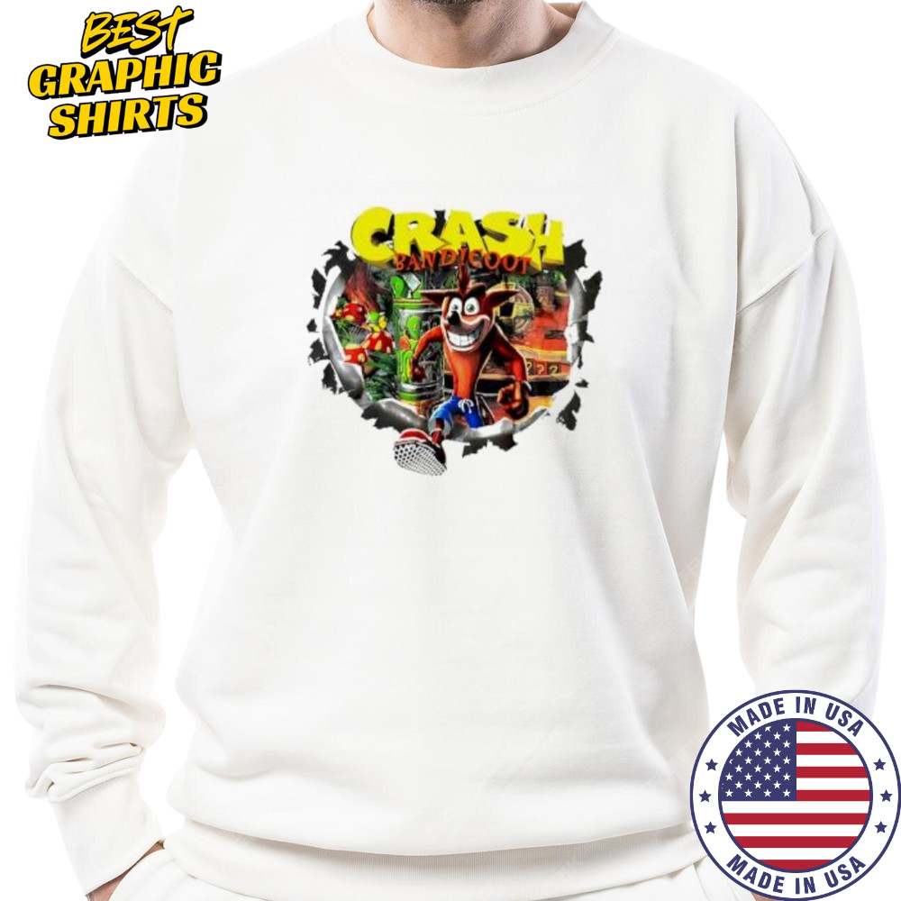 Primark Crash Bandicoot Cropped shirt Sweatshirt