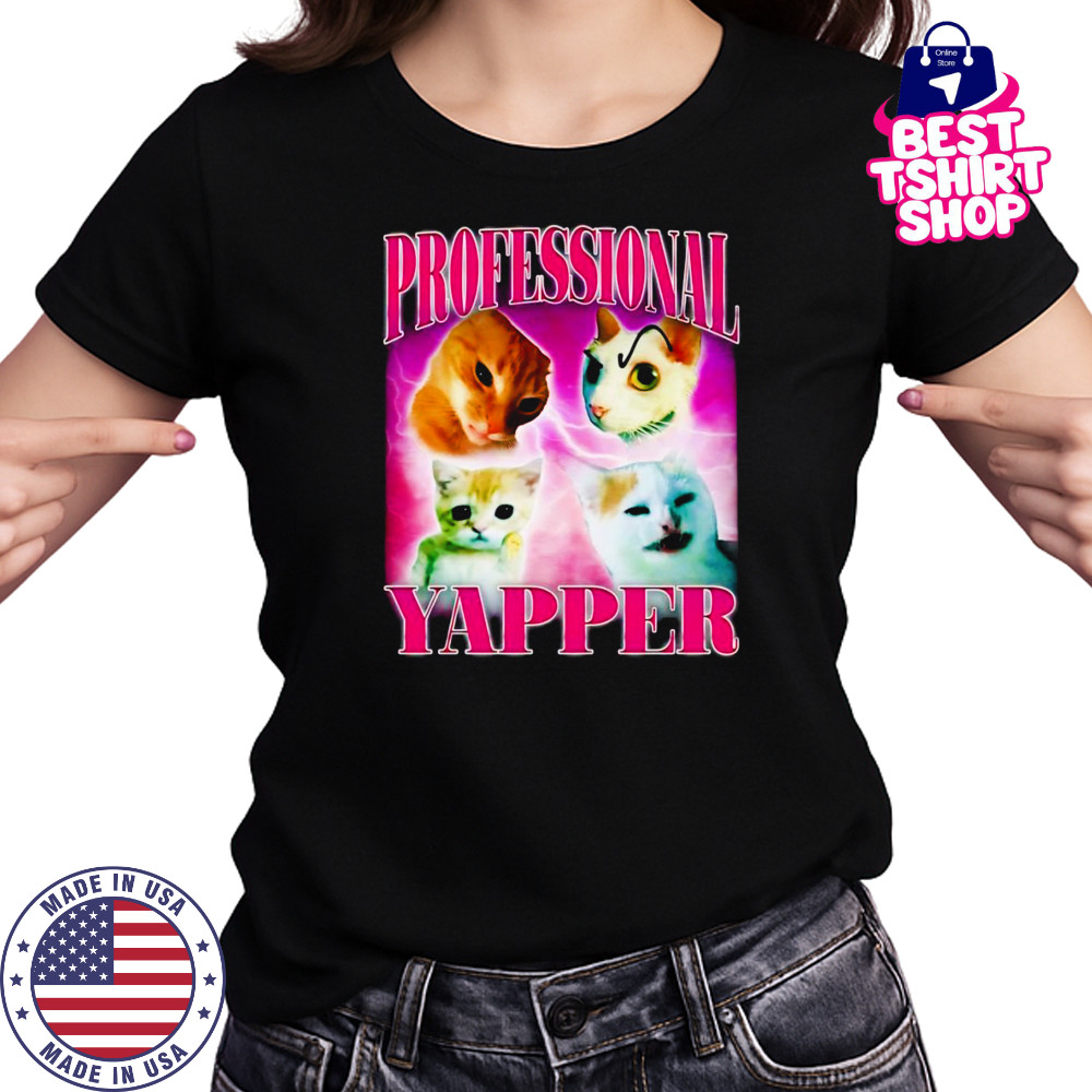 Professional yapper cat bootleg shirt Women's T-shirt
