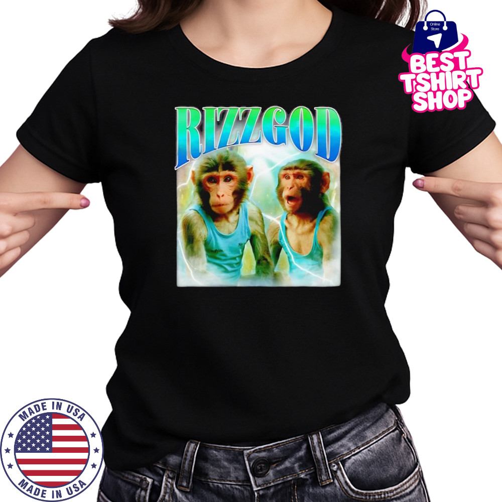 Rizzgod monkey bootleg shirt Women's T-shirt