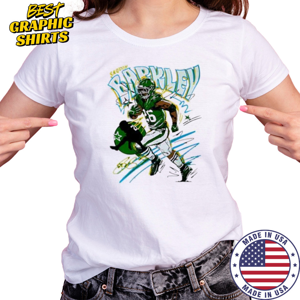 Saquon Barkley Philadelphia Scribble signature shirt Women's T-shirt