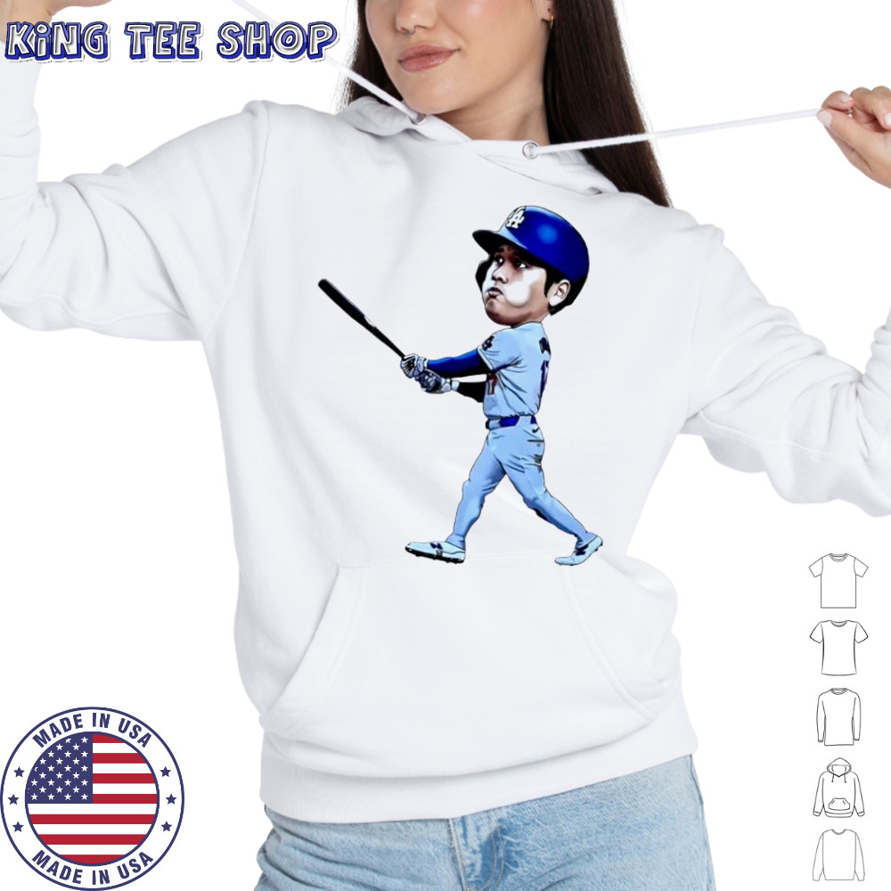 Shohei Ohtani Art Los Angeles Dodgers jersey cartoon shirt Hoodie