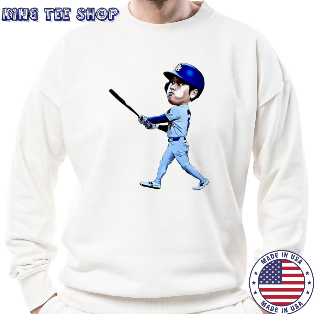 Shohei Ohtani Art Los Angeles Dodgers jersey cartoon shirt Sweatshirt