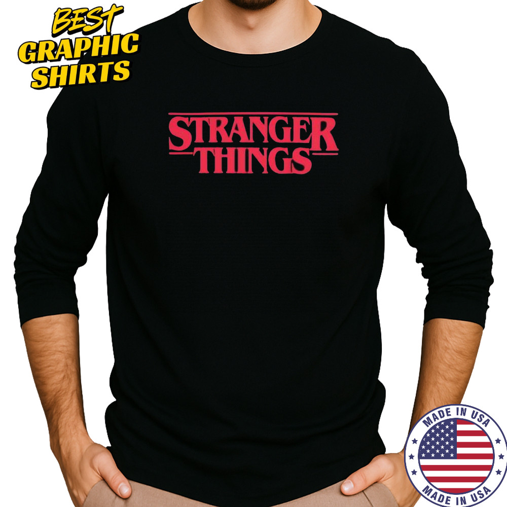 Stranger Things x Texas Rangers Logo shirt Long Sleeved