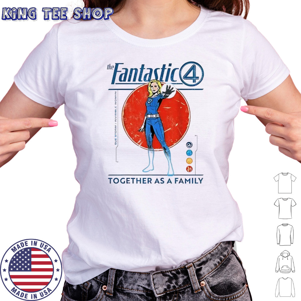Sue Storm the Fantastic Four Together as a family Marvel Studios shirt Women's T-shirt