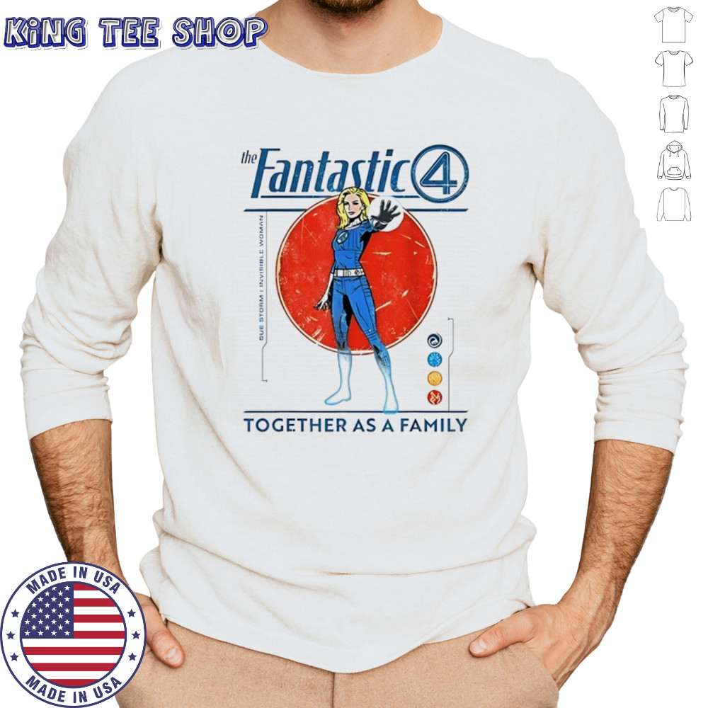 Sue Storm the Fantastic Four Together as a family Marvel Studios shirt Long Sleeved