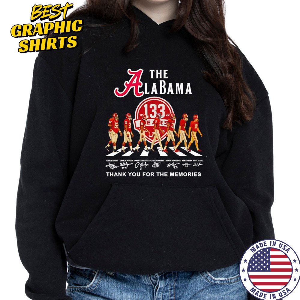 The Alabama 133 years thank you for the memories shirt Hoodie