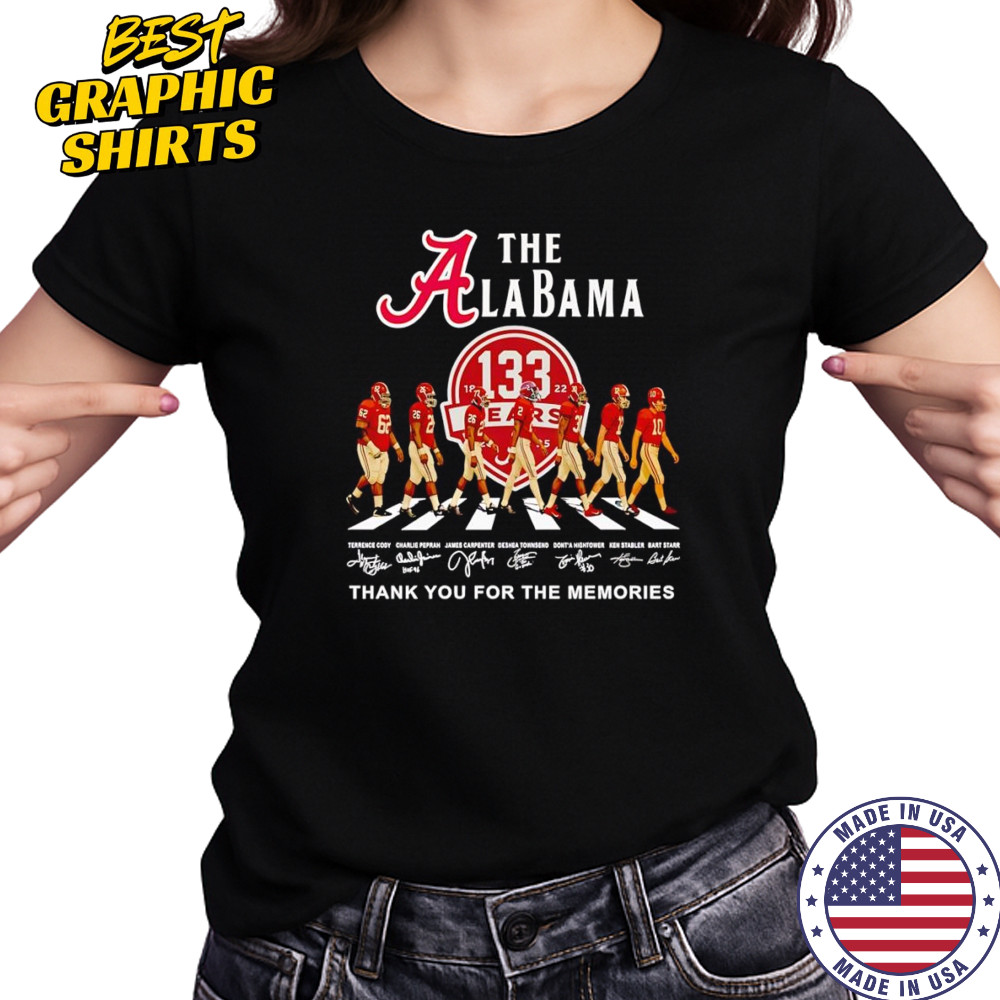 The Alabama 133 years thank you for the memories shirt Women's T-shirt