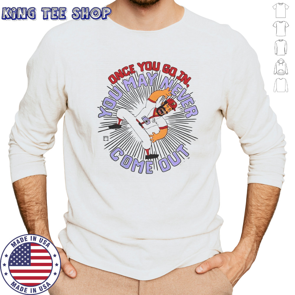 The Simpsons Ozzie Smith You May Never Come Out T-Shirt Long Sleeved