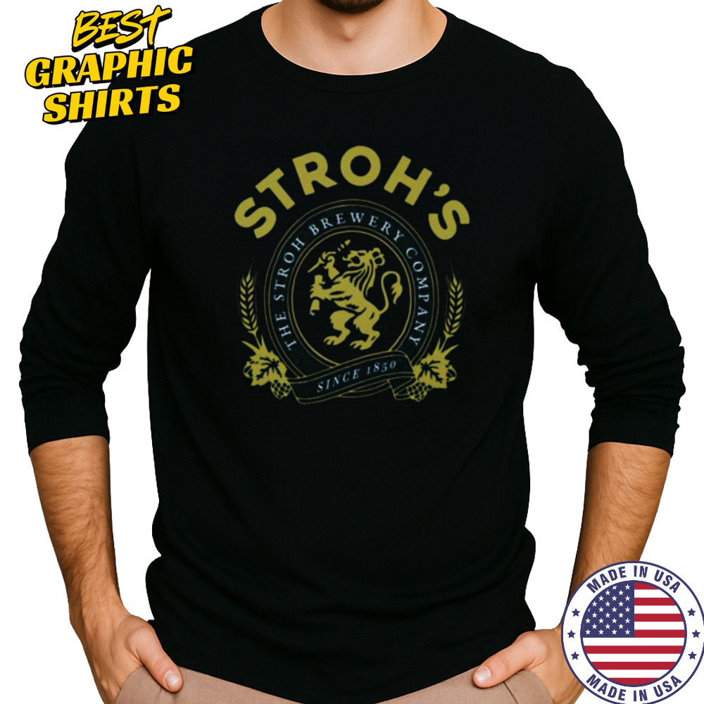 The Stroh Brewery Company Shirt Long Sleeved