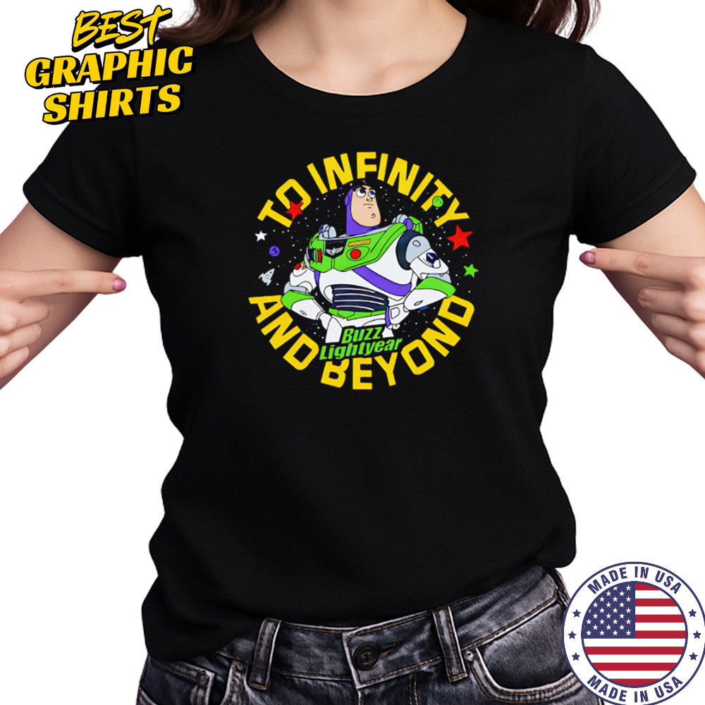 Toy Story Buzz Lightyear To Infinity And Beyond cartoon shirt Women's T-shirt
