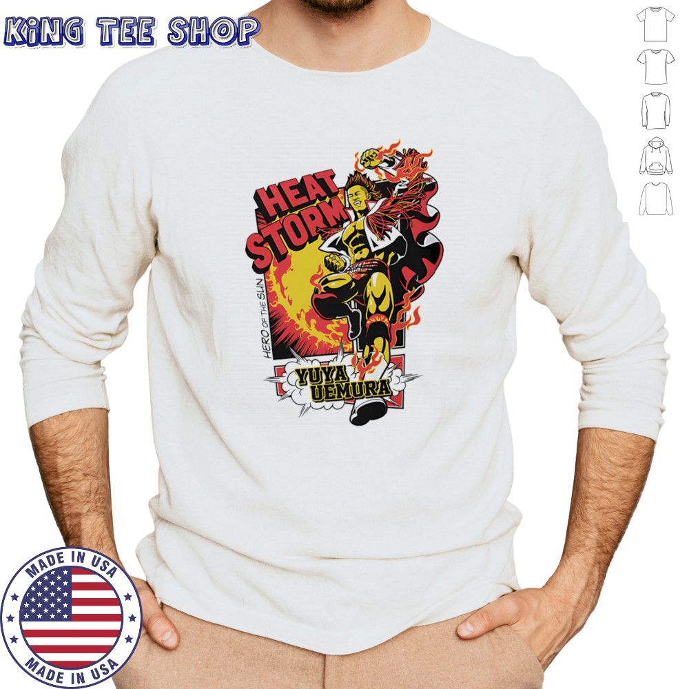 Yuya Uemura Heat Storm cartoon shirt Long Sleeved