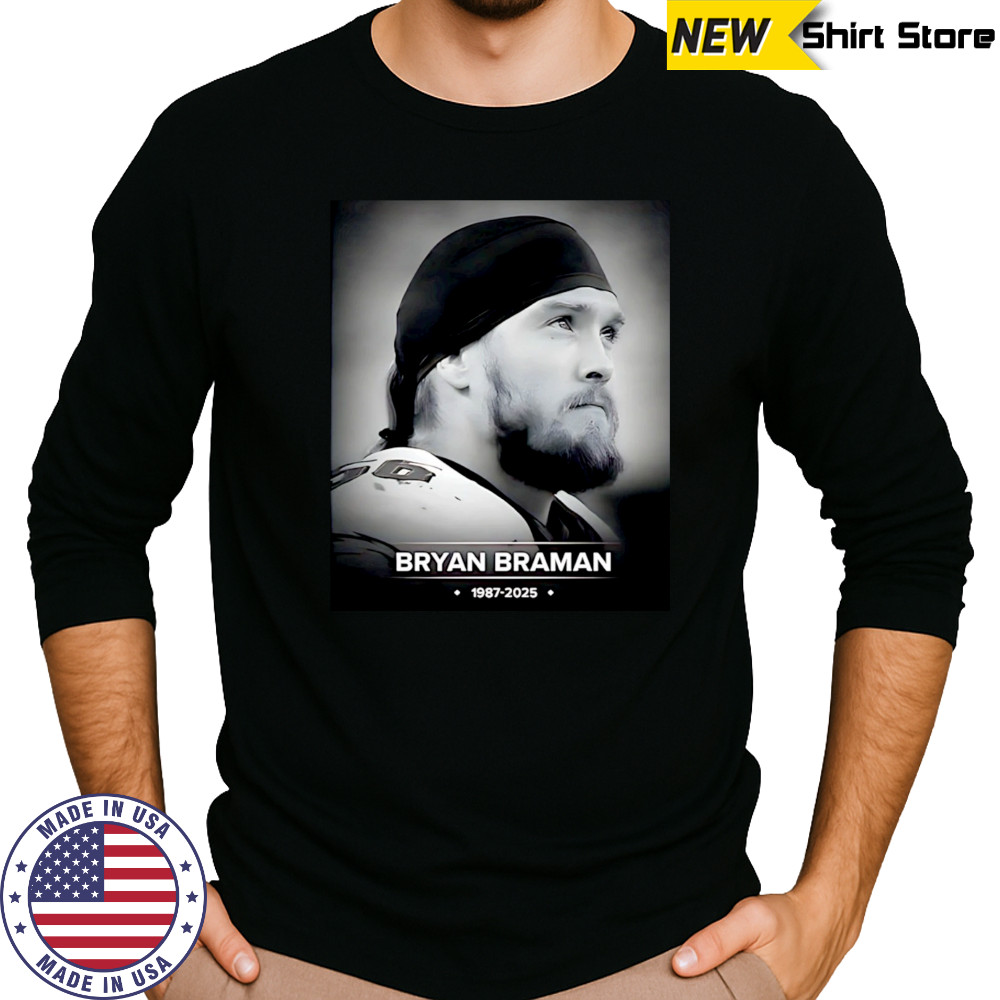 Bryan Braman 1987 2025 in Memory shirt Long Sleeved