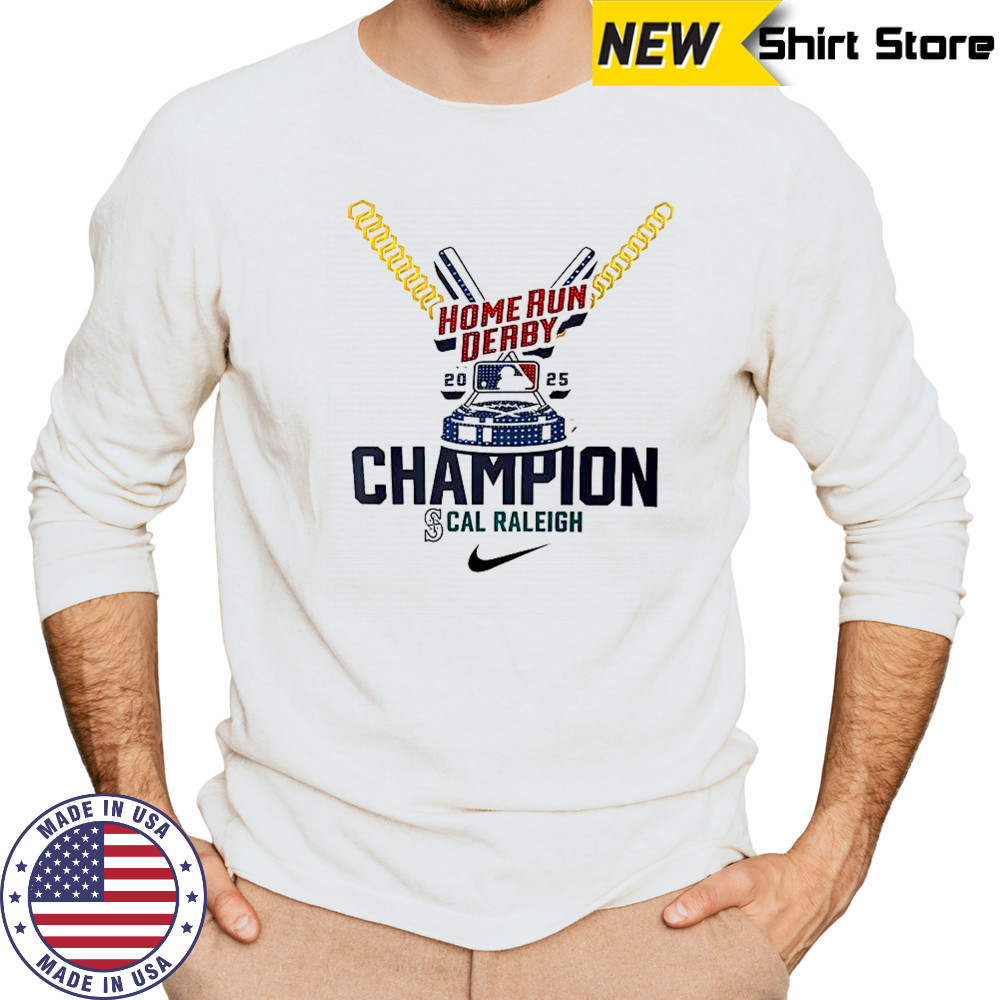 Cal Raleigh Seattle Mariners Home Run Derby Champion T-Shirt Long Sleeved