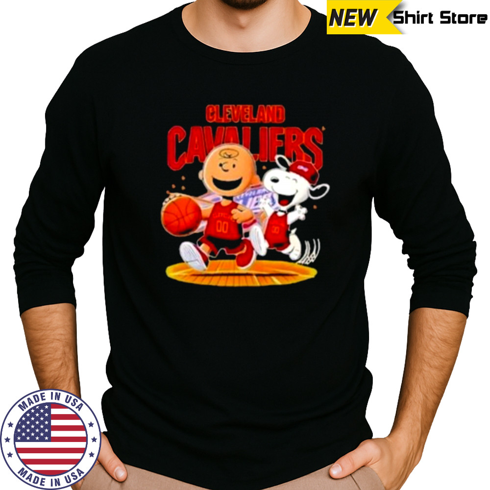 Cleveland Cavaliers And Peanuts Snoopy Shirt Long Sleeved