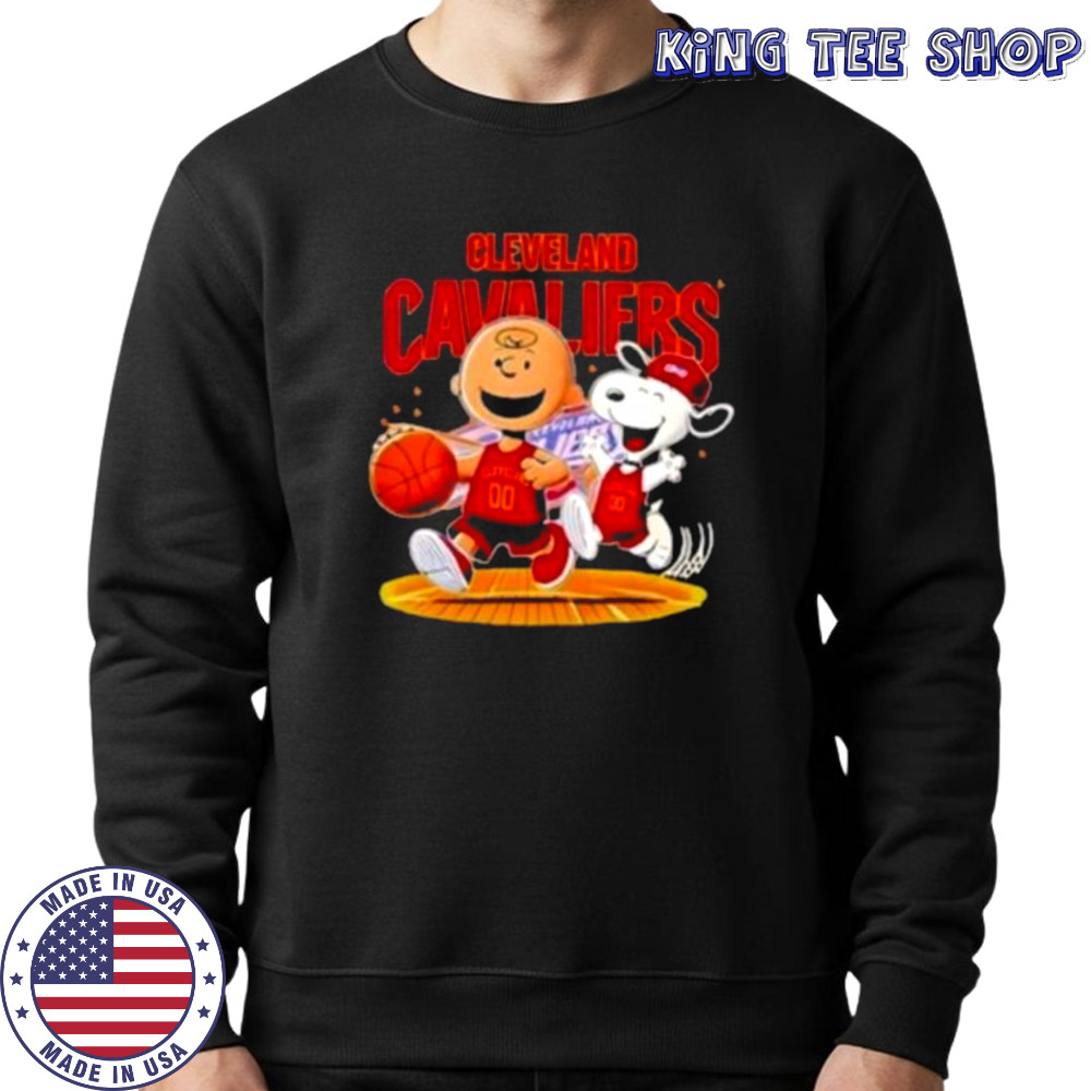 Cleveland Cavaliers And Peanuts Snoopy Shirt Sweatshirt