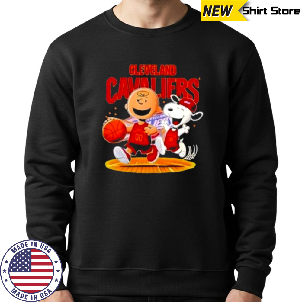 Cleveland Cavaliers And Peanuts Snoopy Shirt Sweatshirt