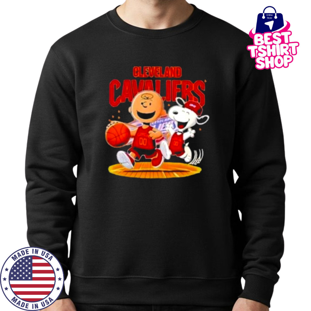 Cleveland Cavaliers And Peanuts Snoopy Shirt Sweatshirt