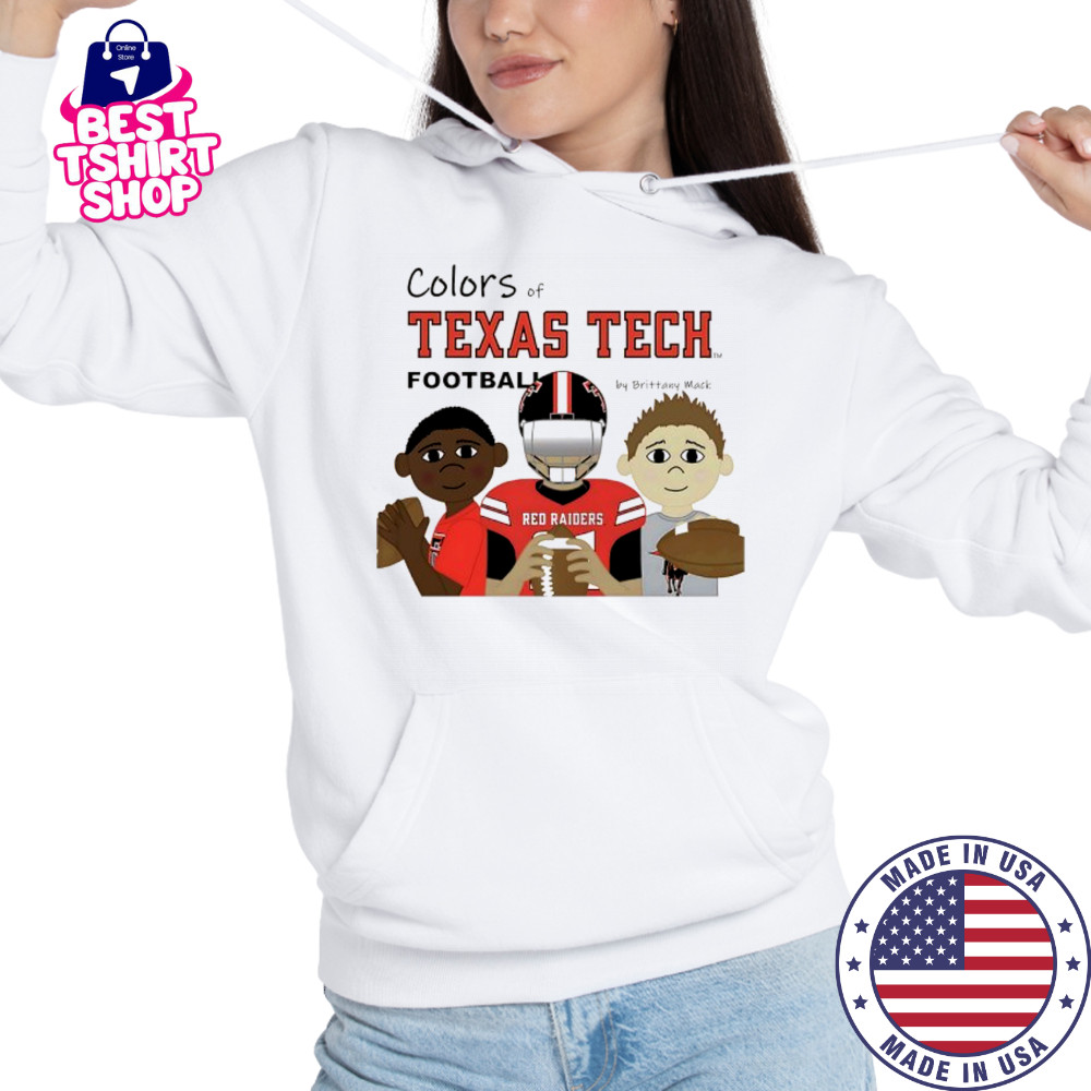 Colors of Texas Tech Football fan cartoon shirt Hoodie