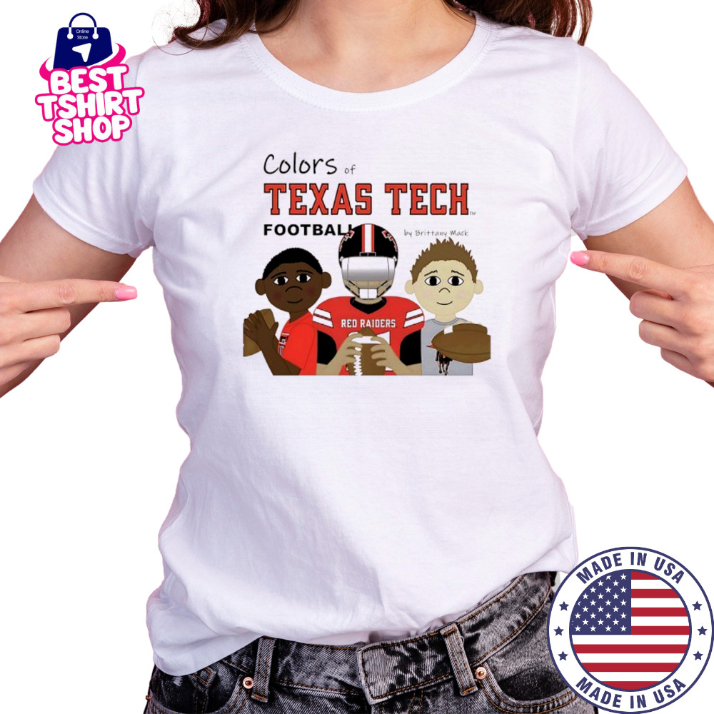 Colors of Texas Tech Football fan cartoon shirt Women's T-shirt