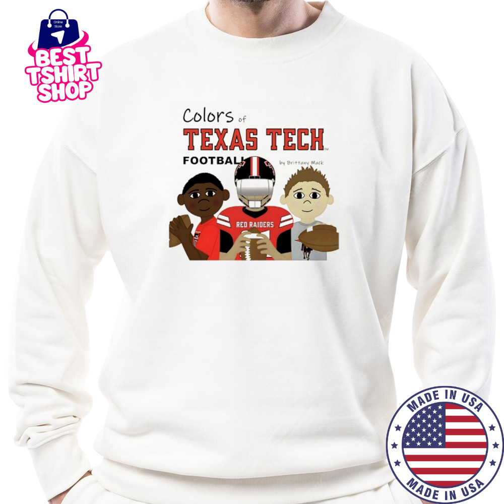 Colors of Texas Tech Football fan cartoon shirt Sweatshirt