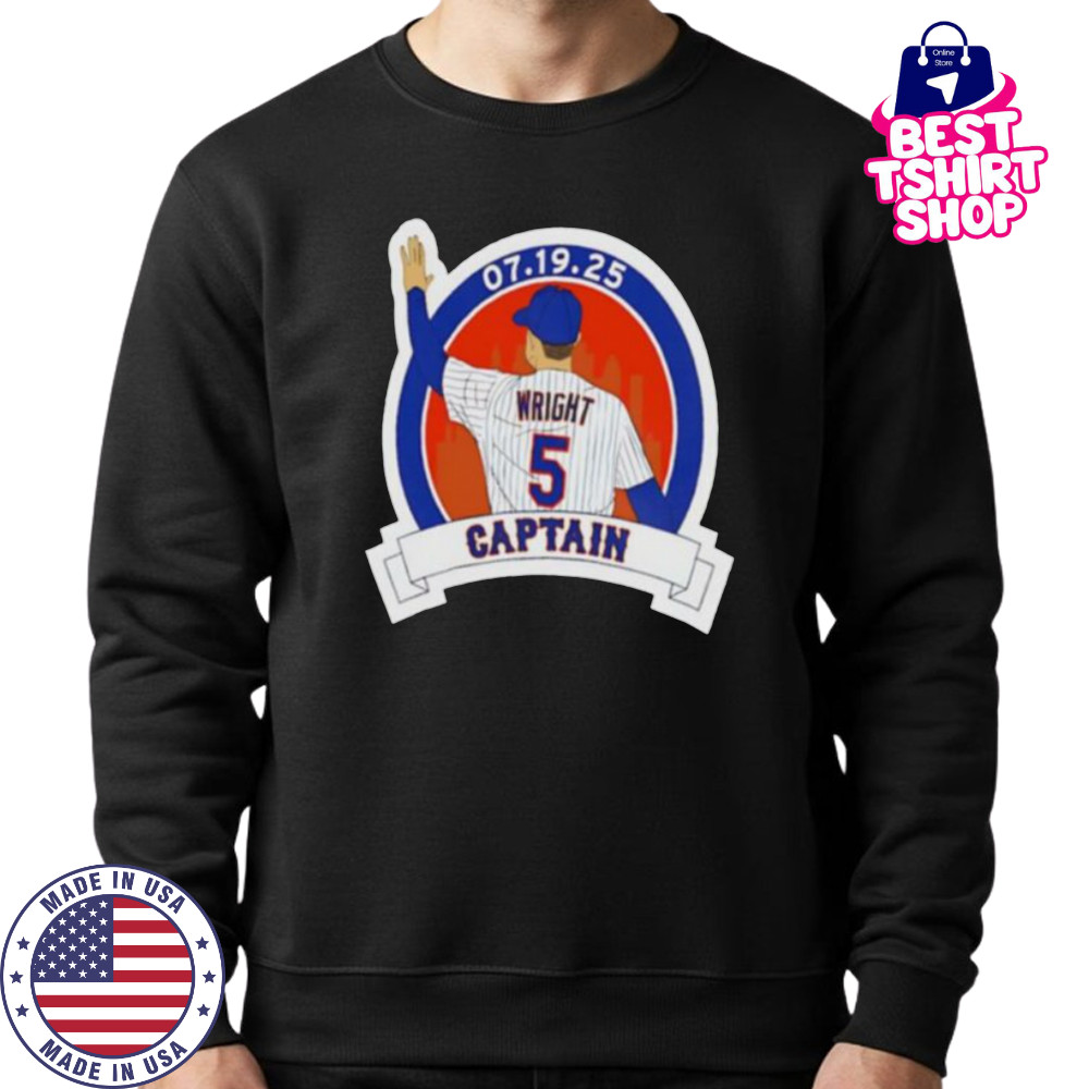 David Wright Captain New York Mets baseball player graphic shirt Sweatshirt