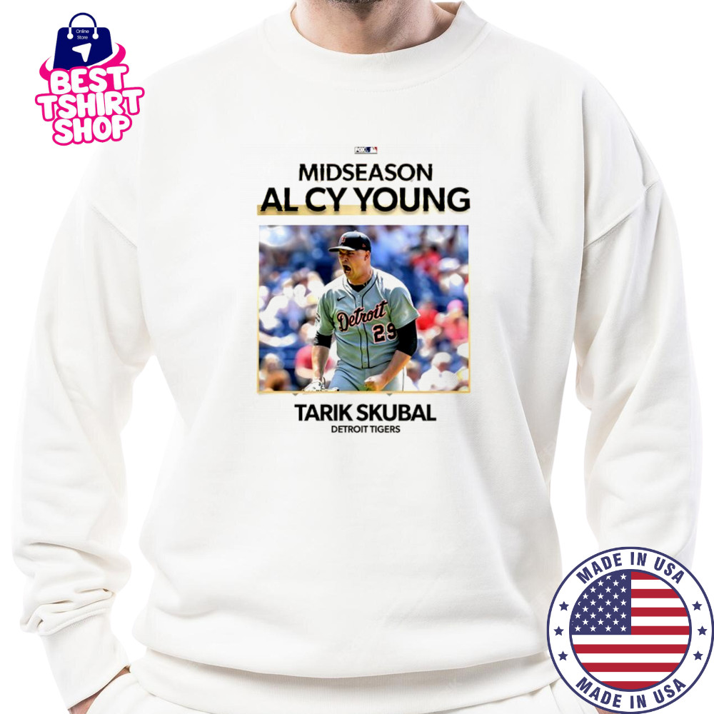Detroit Tigers Tarik Skubal 2025 midseason AL Cy Young shirt Sweatshirt