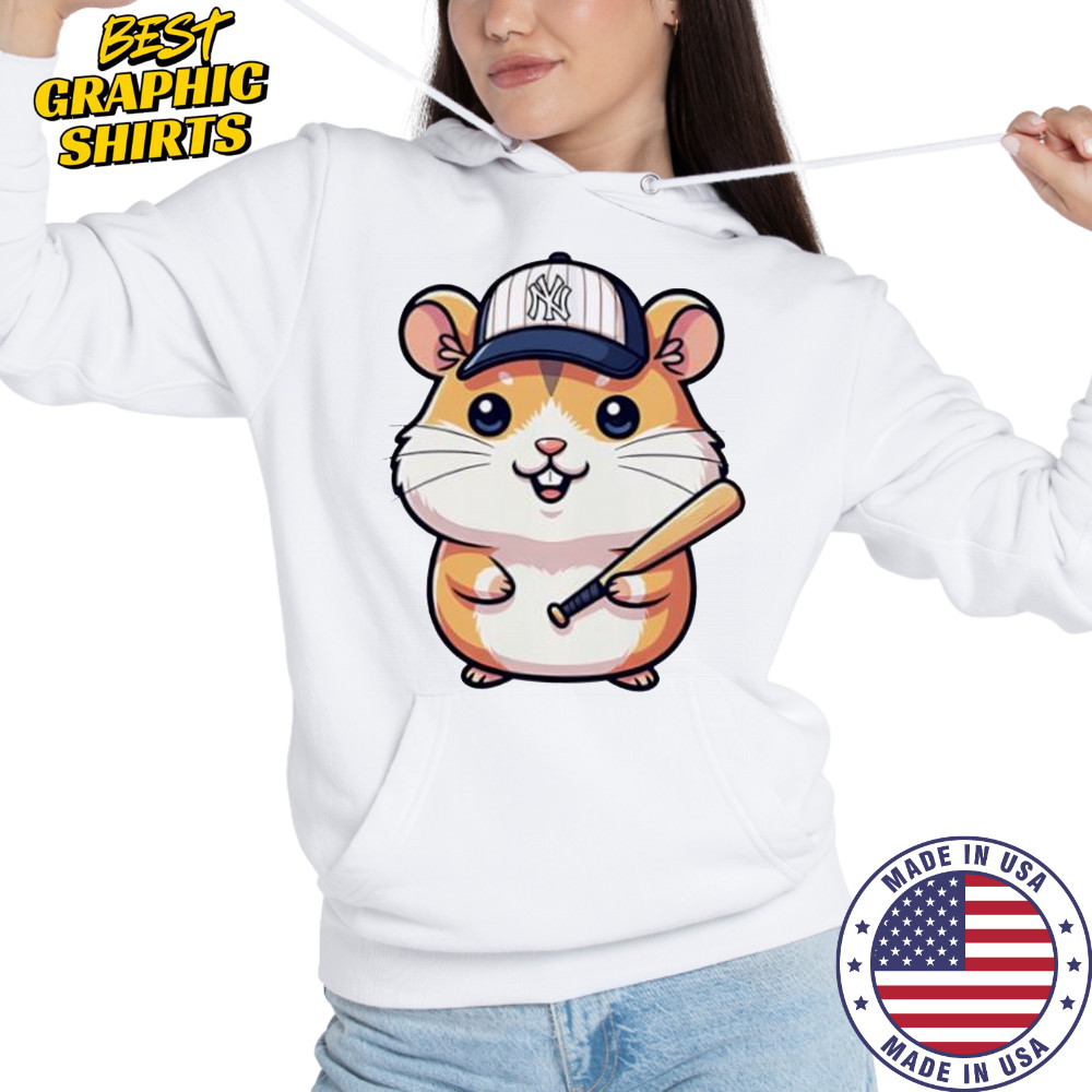 Hamster New York Yankees cute shirt Hoodie