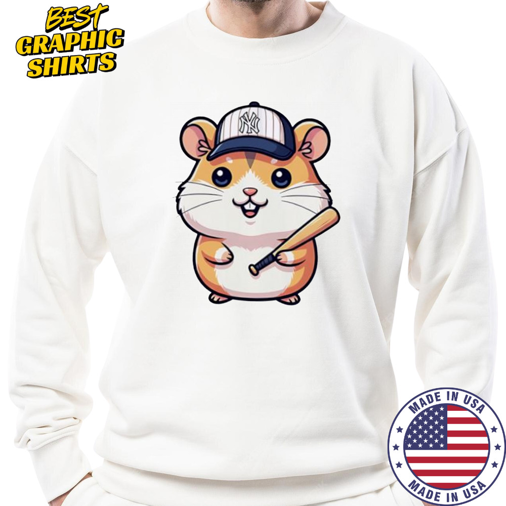 Hamster New York Yankees cute shirt Sweatshirt