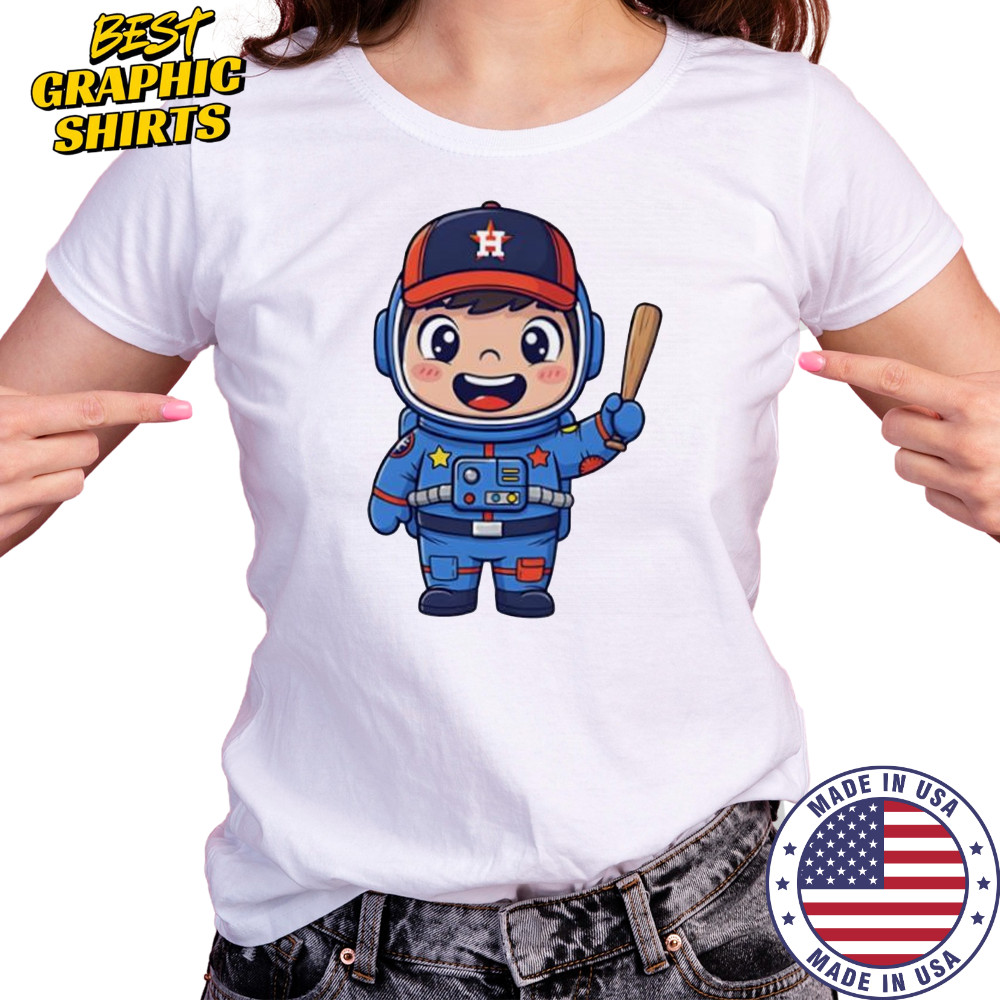 Houston Astros Cartoon Astronaut shirt Women's T-shirt