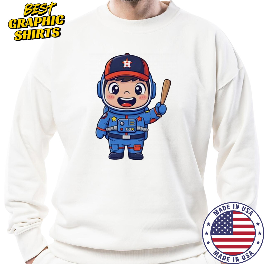 Houston Astros Cartoon Astronaut shirt Sweatshirt