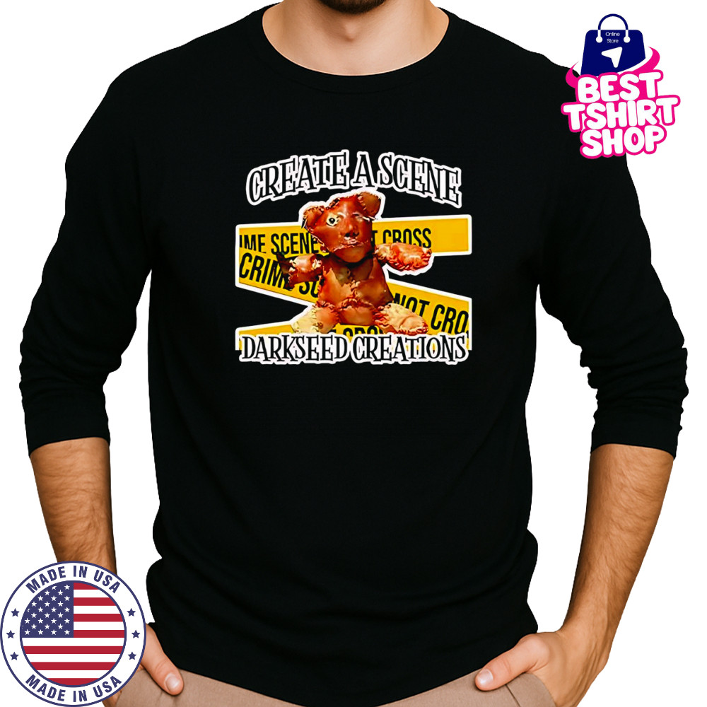 Human skin Teddy bear shirt Long Sleeved