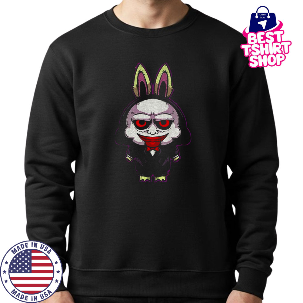 Labubu costume Billy the Puppet horror shirt Sweatshirt