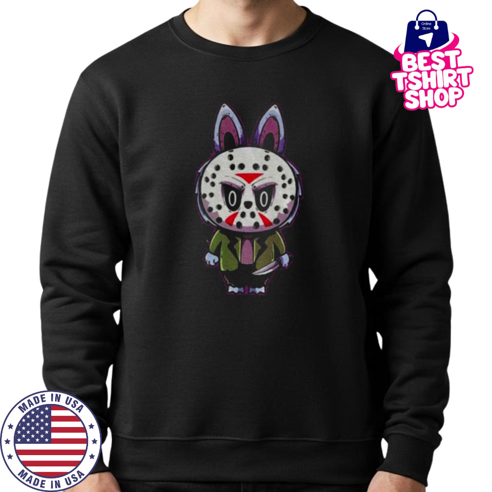 Labubu costume Jason Voorhees Happy Halloween horror character shirt Sweatshirt