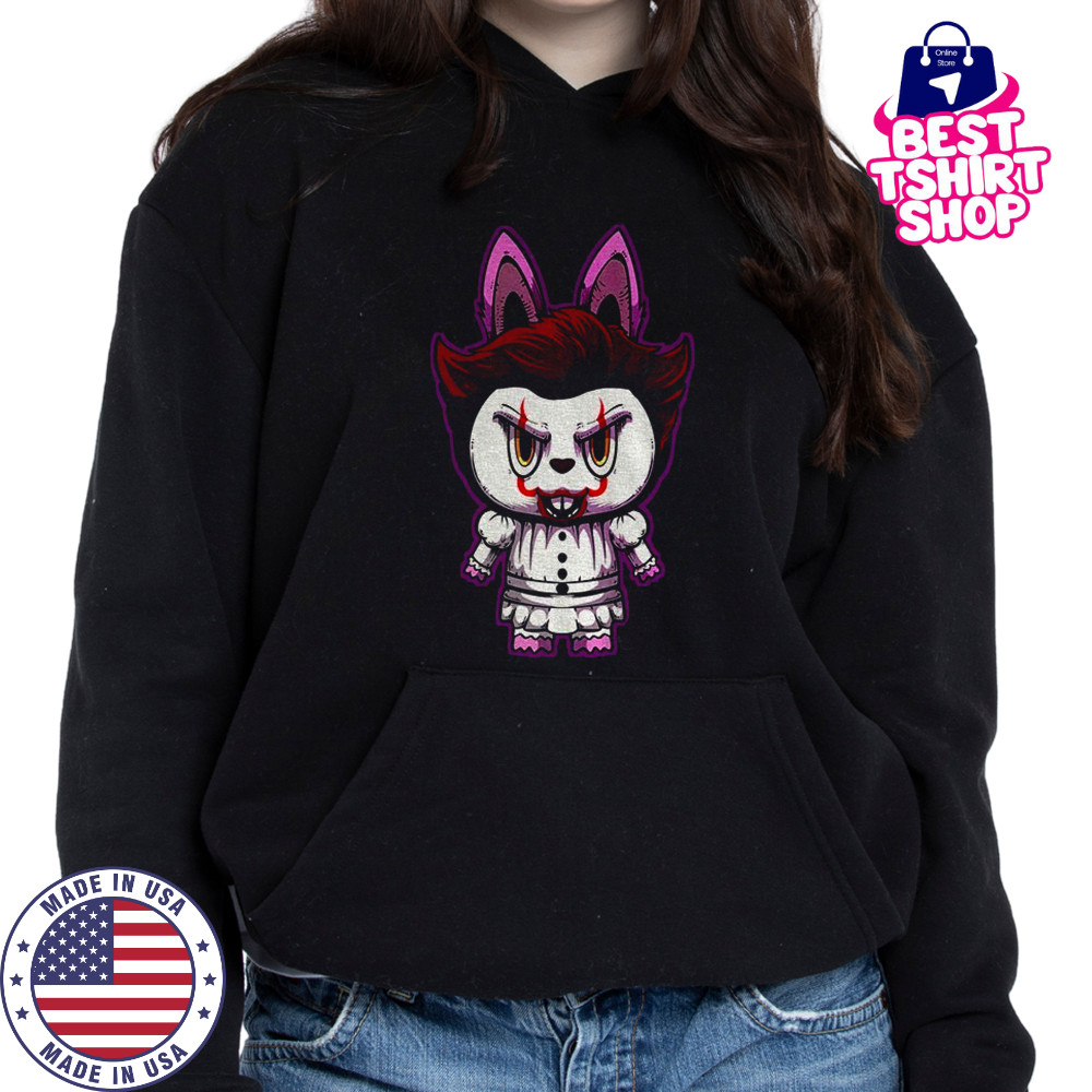 Labubu costume Pennywise Happy Halloween horror character shirt Hoodie