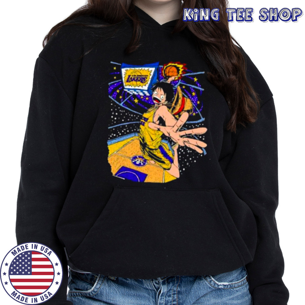 Los Angeles Lakers x Monkey D. Luffy One Piece shirt Hoodie