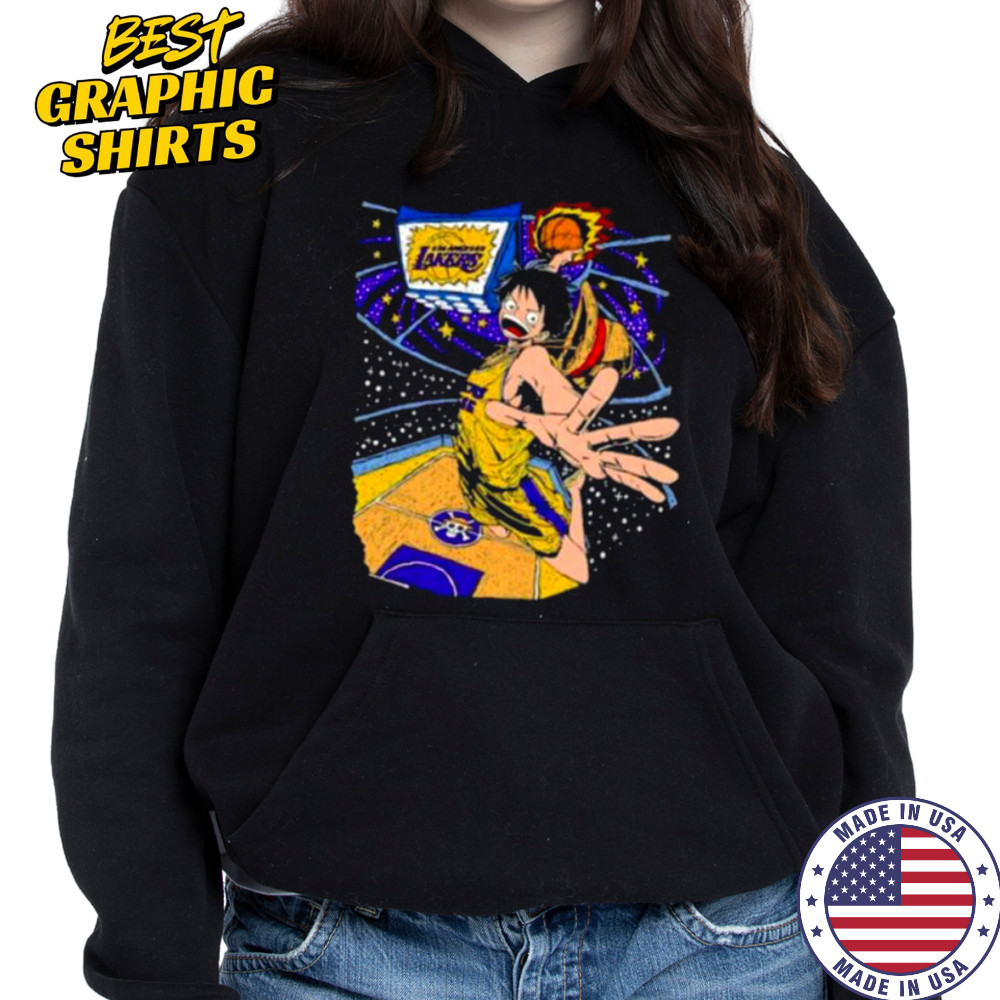 Los Angeles Lakers x Monkey D. Luffy One Piece shirt Hoodie