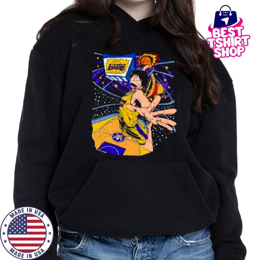 Los Angeles Lakers x Monkey D. Luffy One Piece shirt Hoodie
