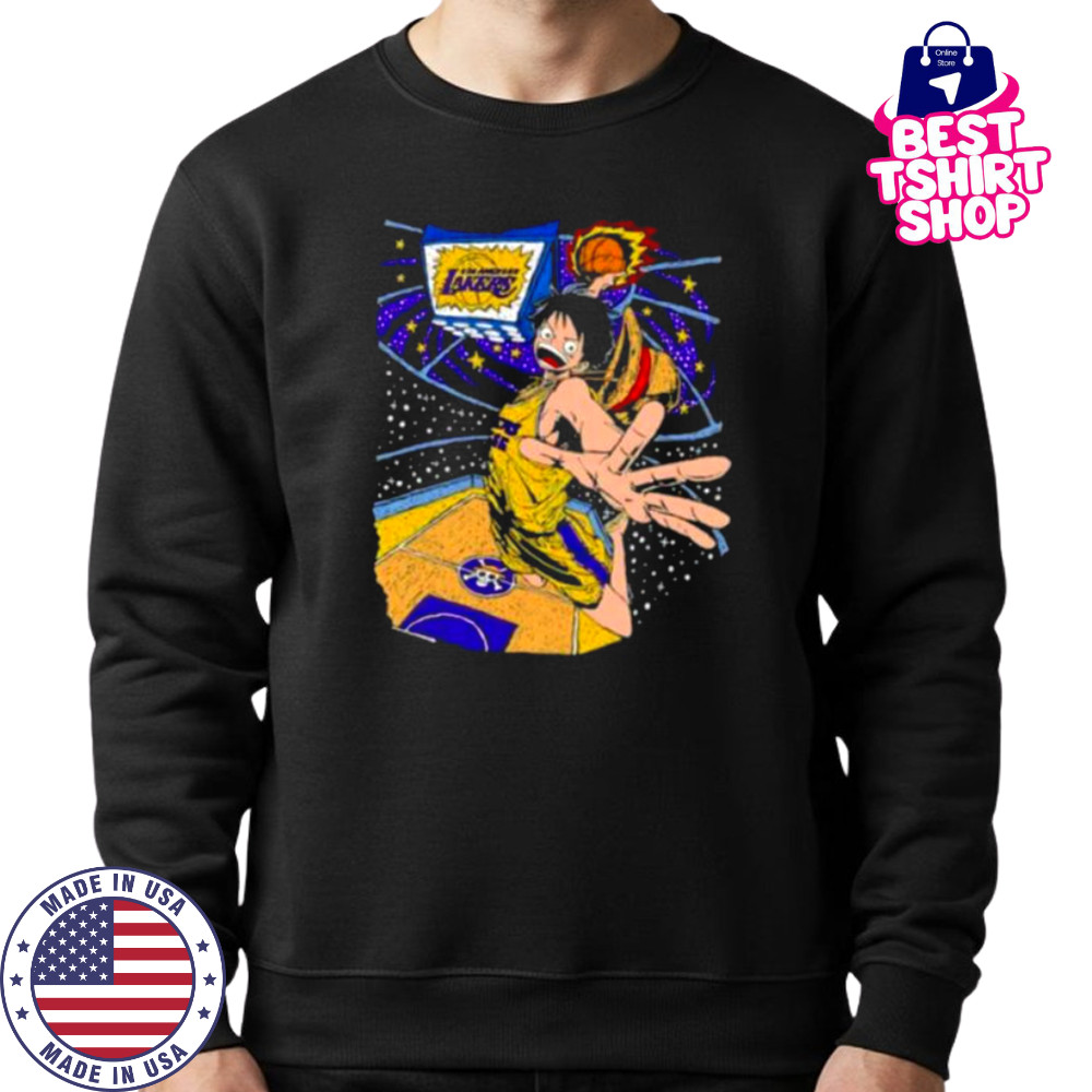 Los Angeles Lakers x Monkey D. Luffy One Piece shirt Sweatshirt