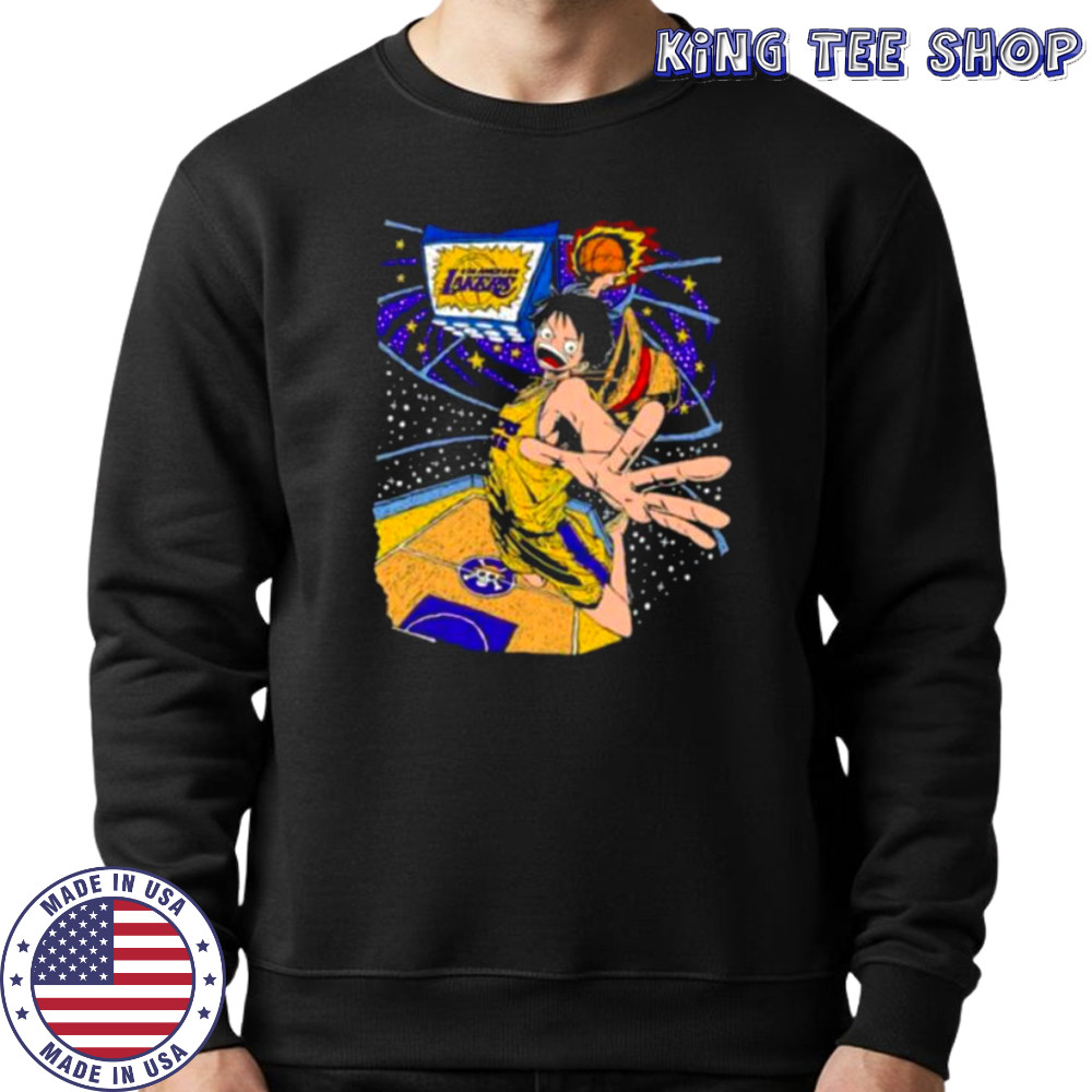 Los Angeles Lakers x Monkey D. Luffy One Piece shirt Sweatshirt