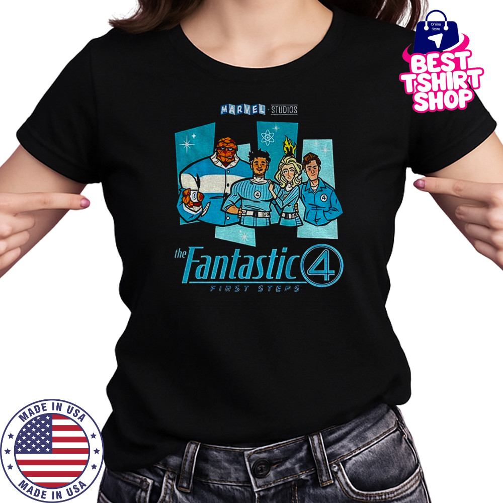 Marvel Studios Fantastic Four Superhero F4 First Steps shirt Women's T-shirt