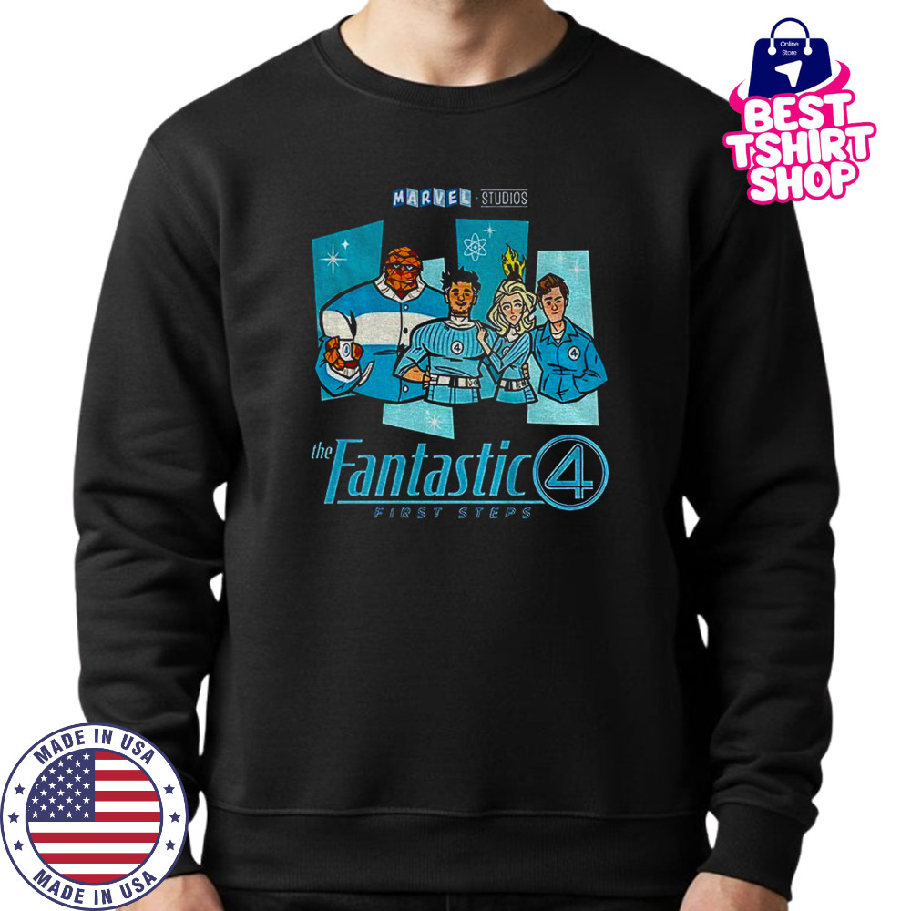 Marvel Studios Fantastic Four Superhero F4 First Steps shirt Sweatshirt